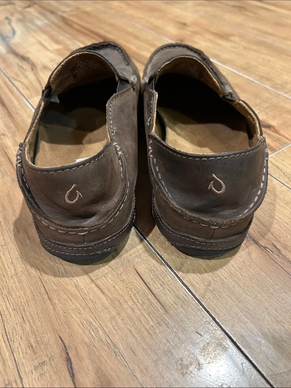 OLUKAI MOLOA SLIP - ON Men’s 8.5 Brown